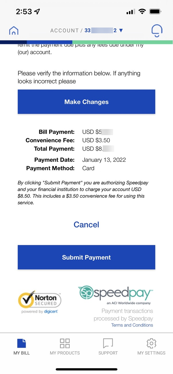 How to pay your bill in My Brightspeed Brightspeed